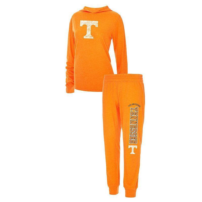 Womens Concepts Sport Tennessee Tennessee Volunteers Long Sleeve Hoodie T-Shirt & Pants Sleep Set Product Image