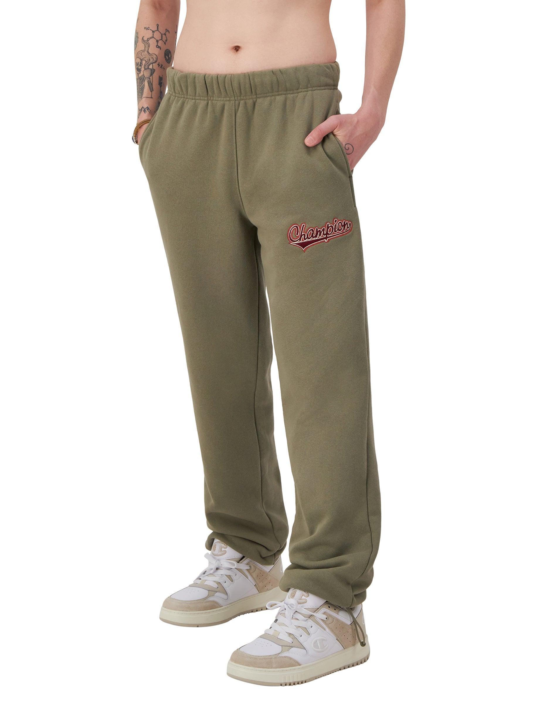 Mens Champion Reverse Weave Puddle Pants, 32.5 Oakmoss Olive L Product Image