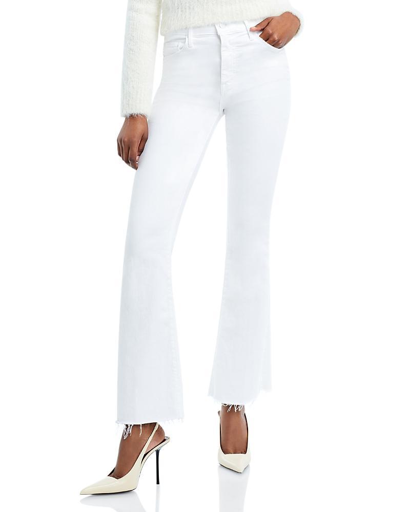 MOTHER High Waist Fray Hem Flare Jeans product image