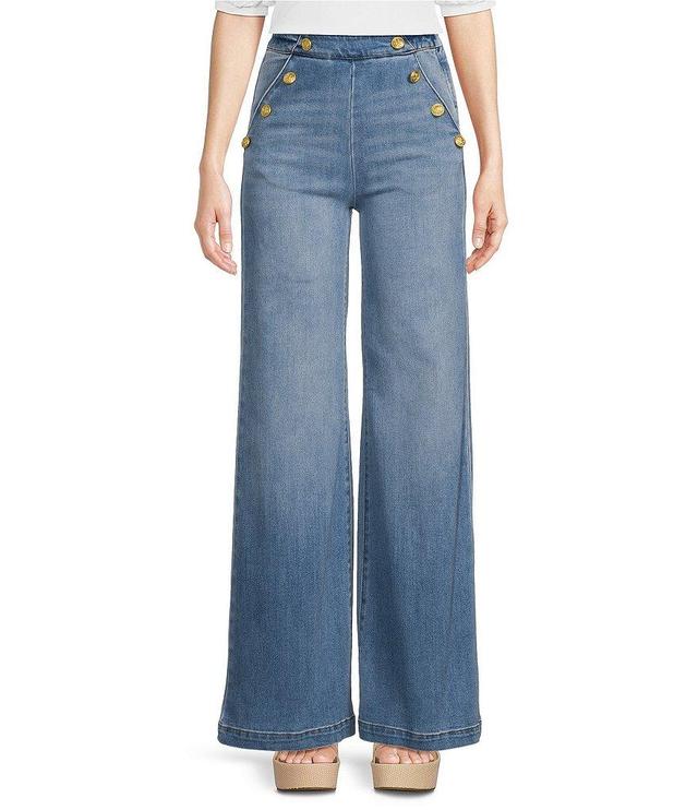 A Loves A High Rise Wide Leg Sailor Jeans Product Image