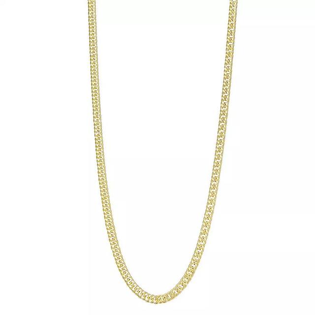 Jordan Blue Mens 10k Gold Miami Cuban Curb Chain Necklace Product Image