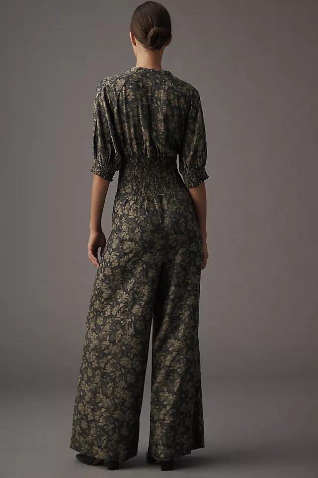 By Anthropologie Puff-Sleeve Jumpsuit Product Image