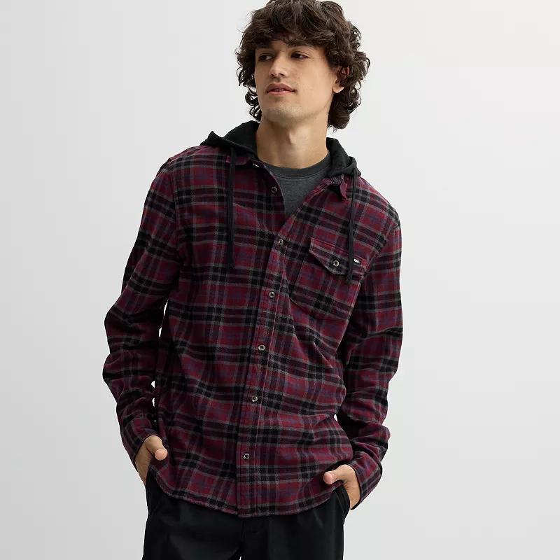 Mens Vans Long Sleeve Button-Up Hoodie Product Image