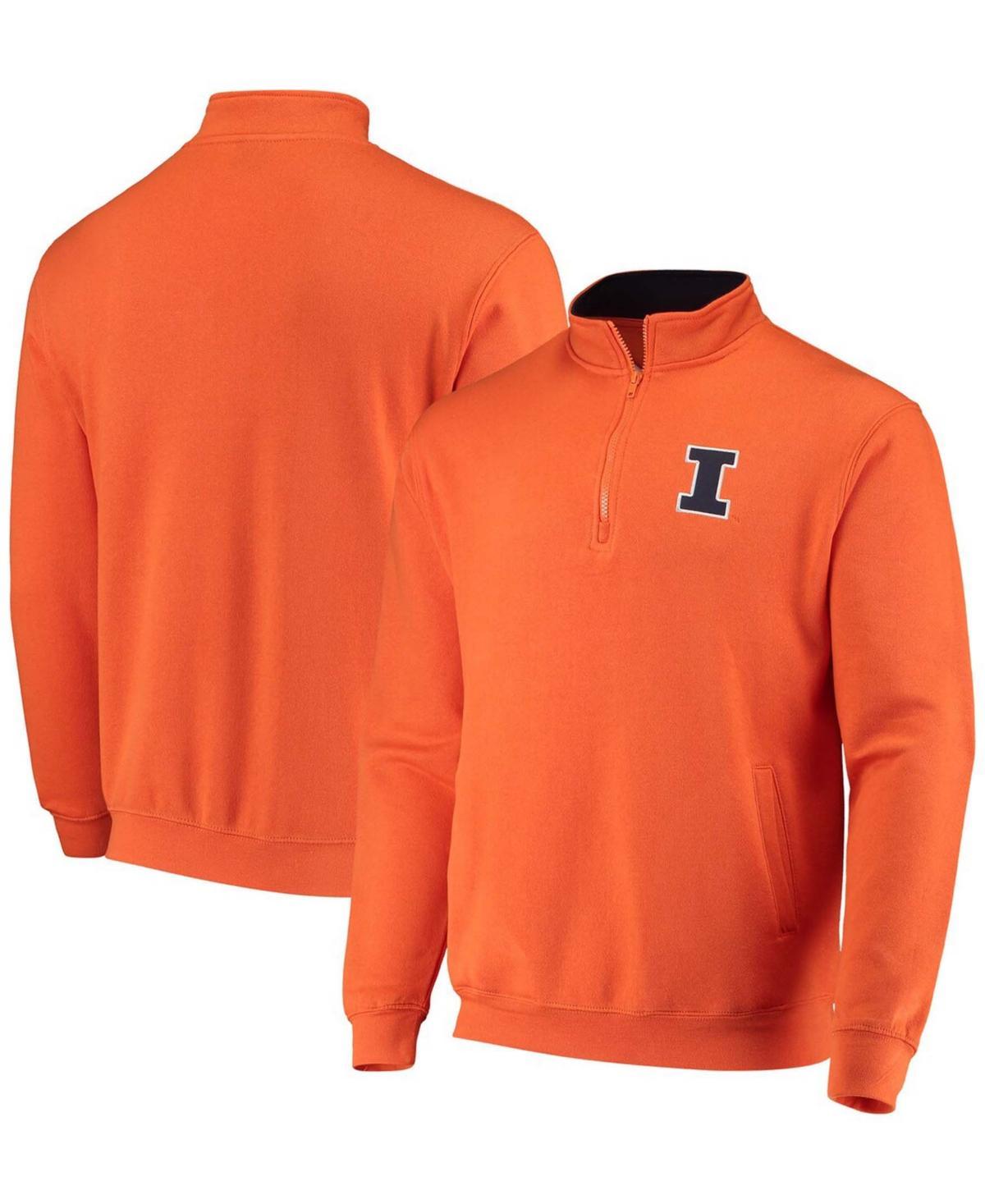 Mens Orange Illinois Fighting Illini Tortugas Logo Quarter-Zip Jacket Product Image