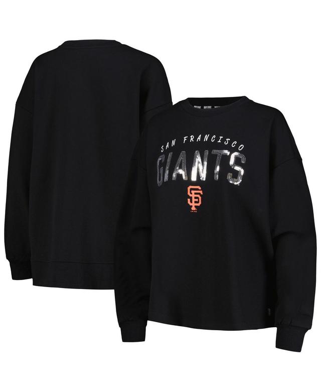 Womens Dkny Sport Black San Francisco Giants Penelope Pullover Sweatshirt Product Image