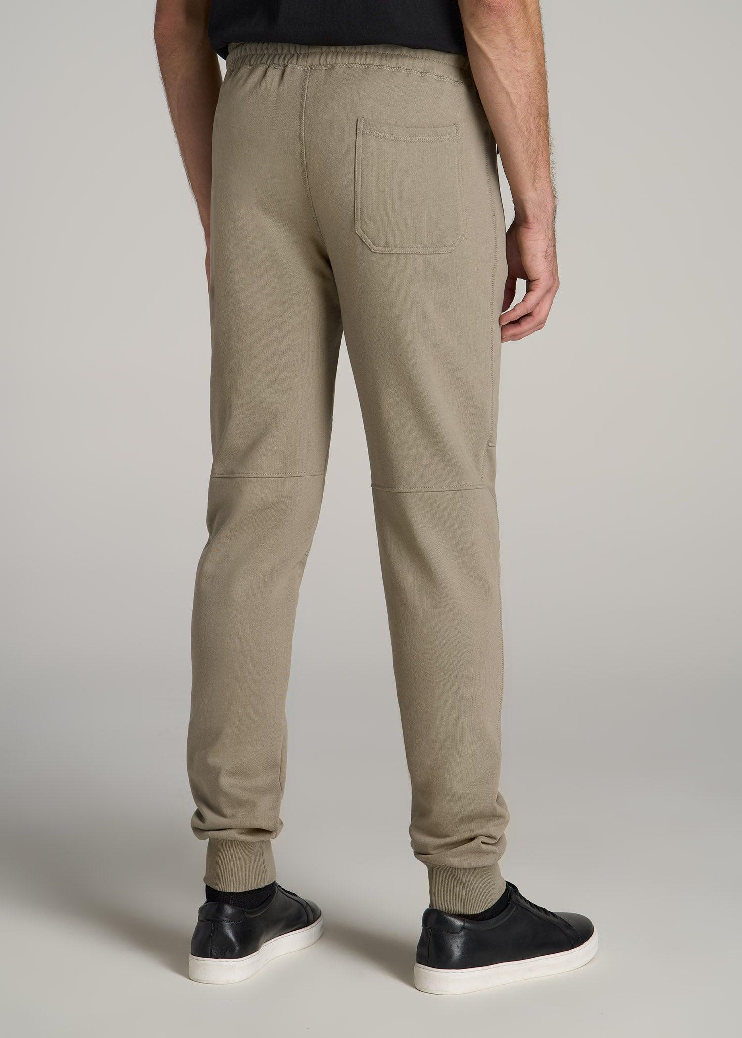 Wearever French Terry Men's Tall Joggers in Khaki Male Product Image