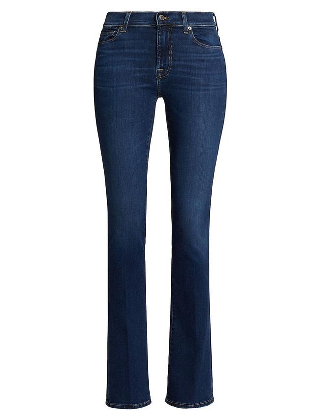 7 For All Mankind Crystal Pocket High Rise Bootcut Jeans in Opulent Product Image