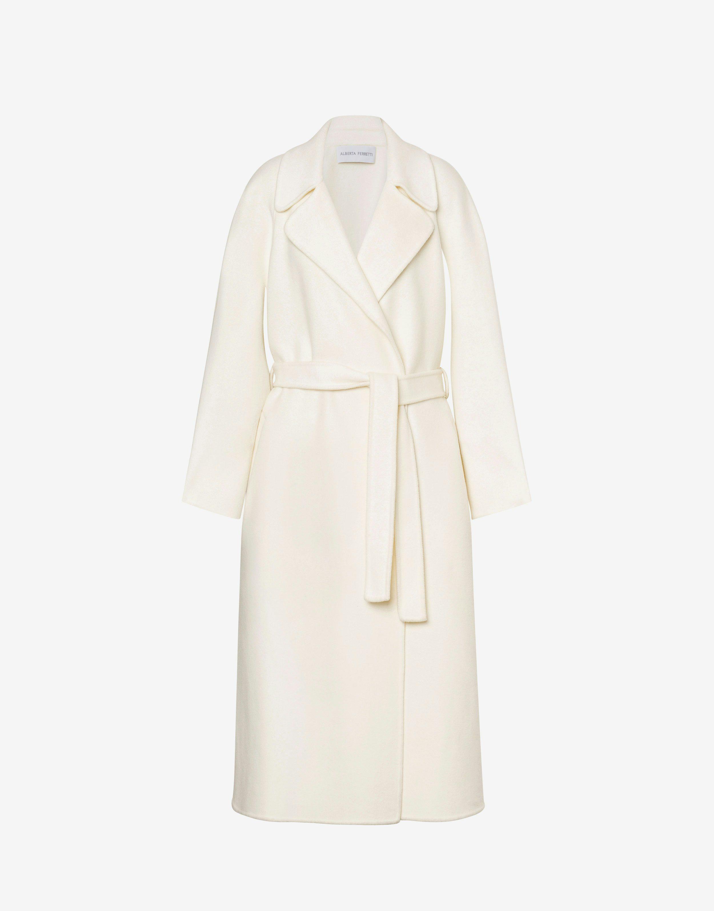 Double cloth coat with sash Product Image