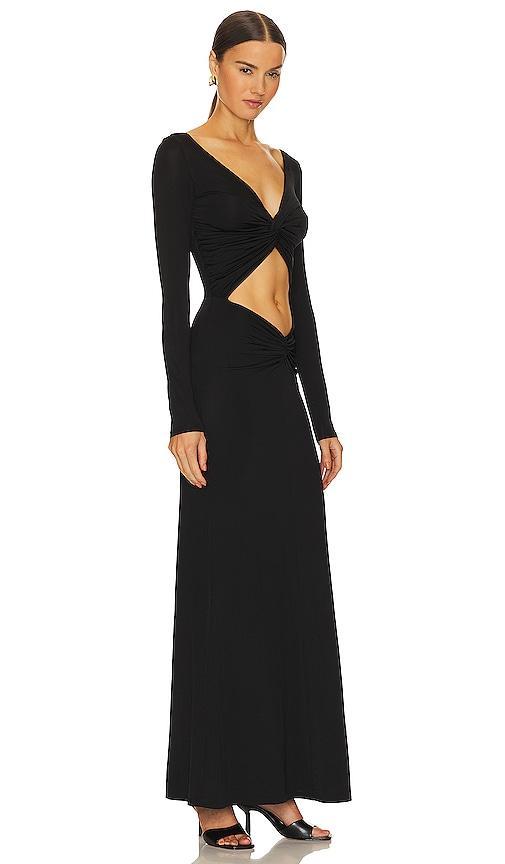 L'Academie Ava Ruched Maxi Dress Product Image