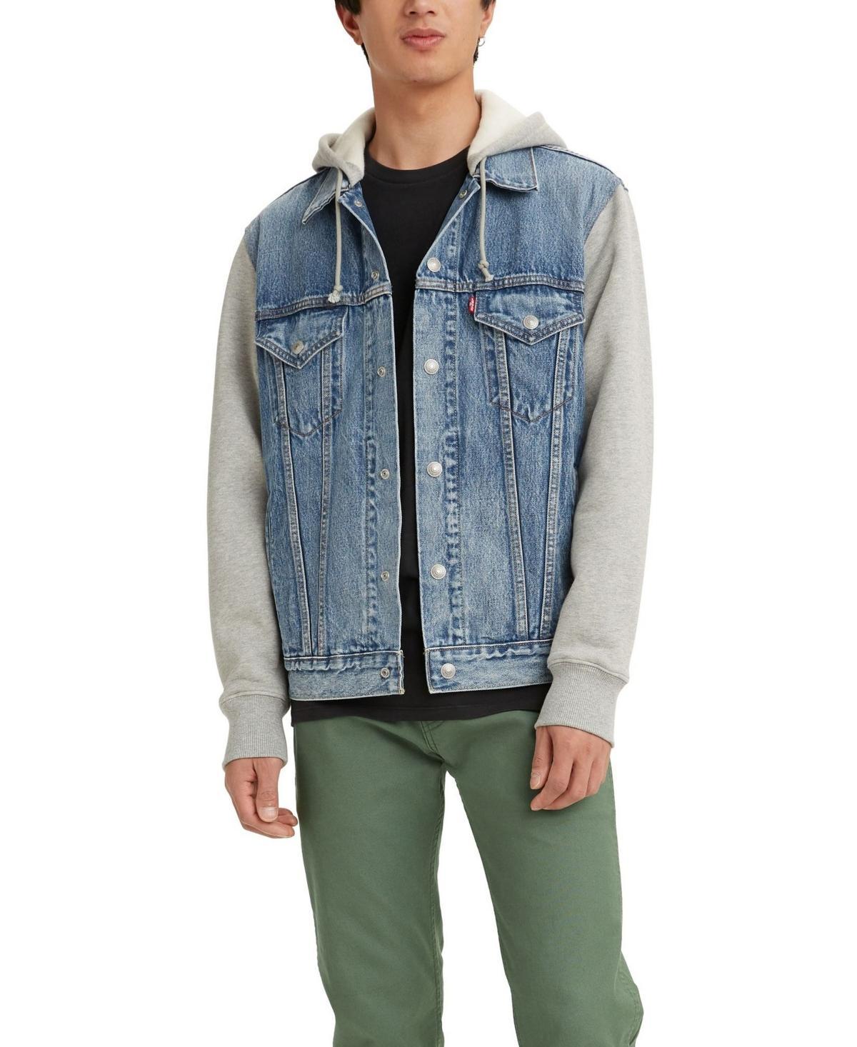 Levis Hybrid Hoodie V Denim Trucker Jacket Product Image