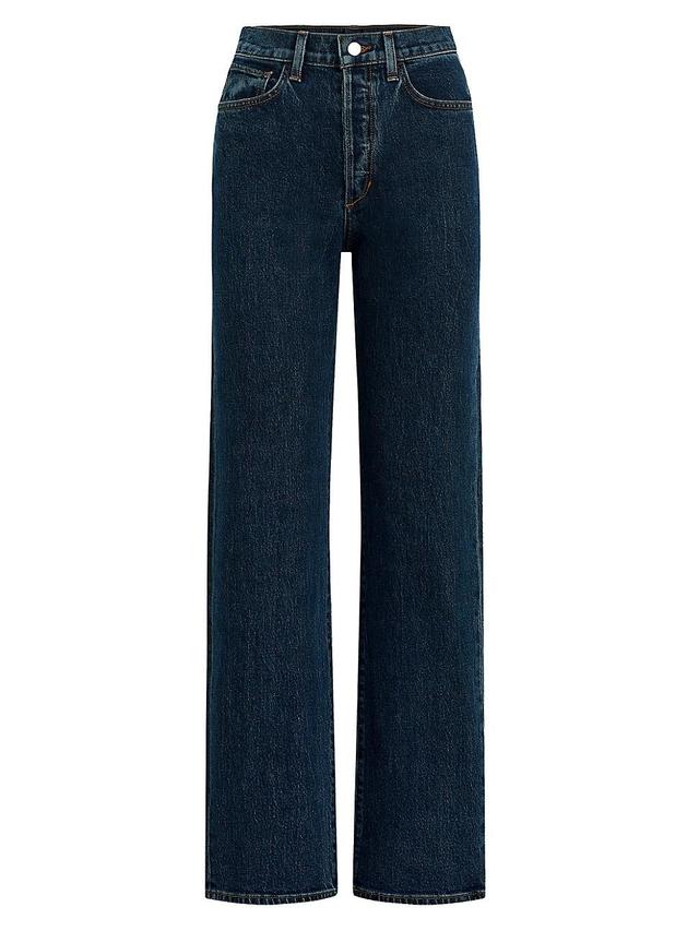 Womens The Margot High-Rise Straight-Leg Jeans Product Image