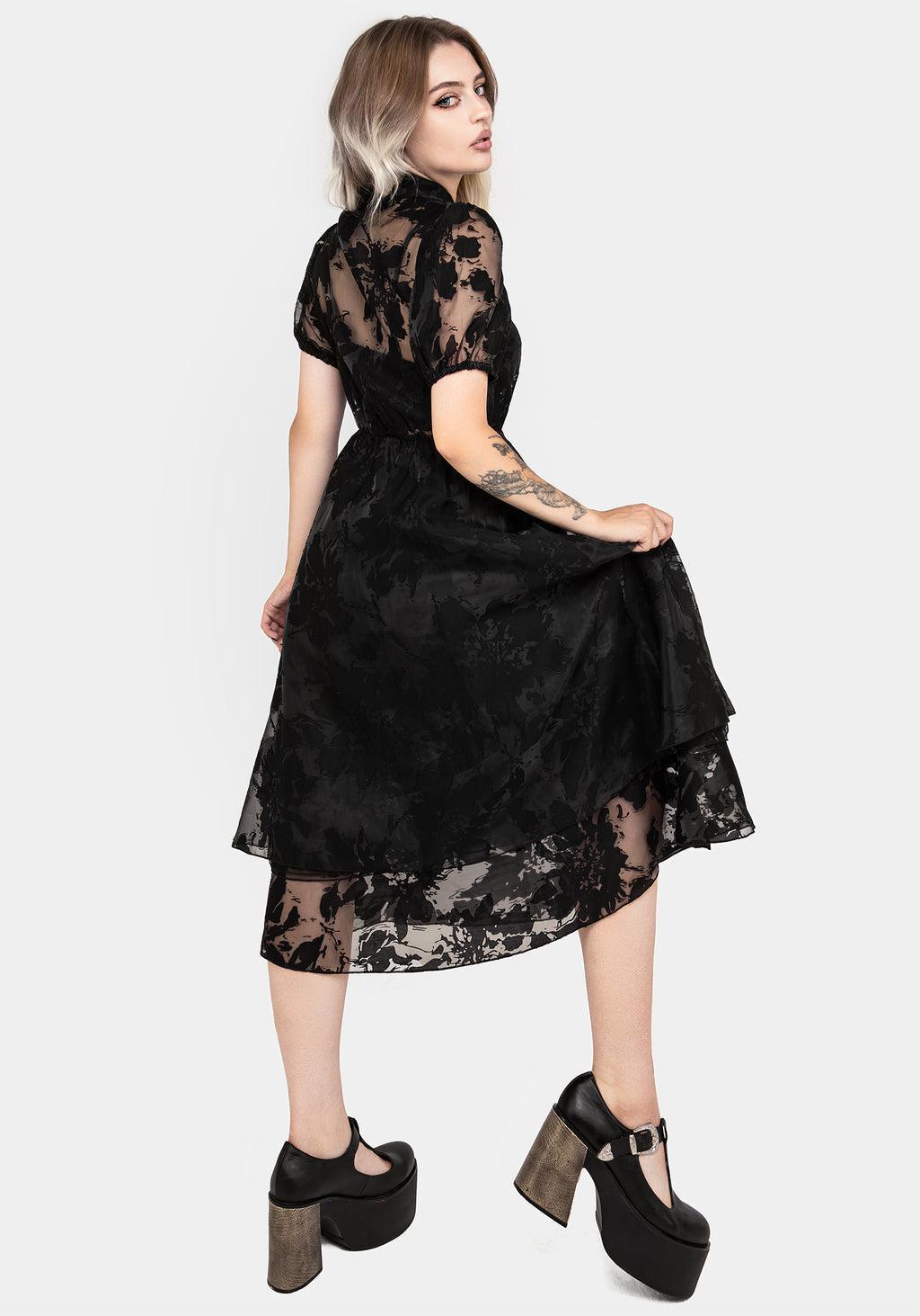 Spectre Layered Midi Shirt Dress Product Image