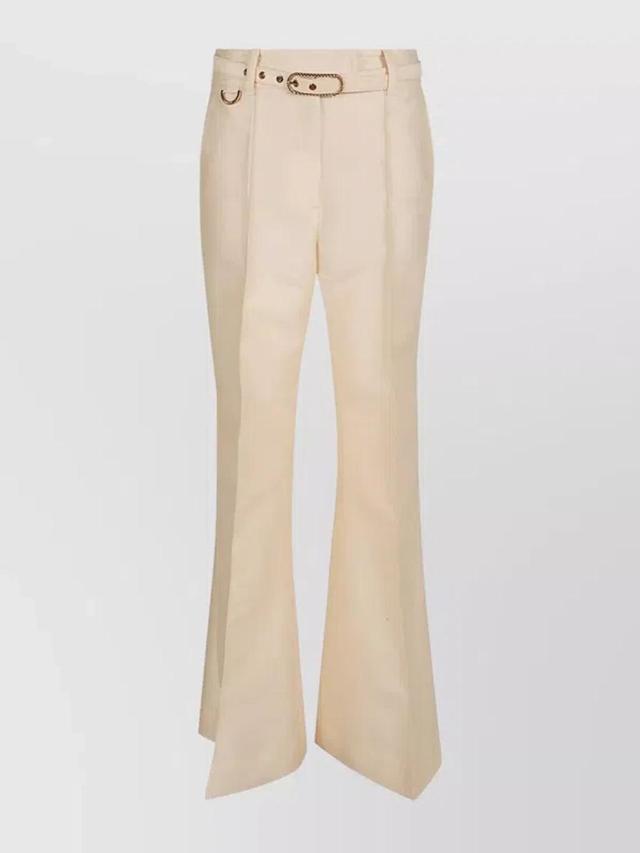 ZIMMERMANN Eden Wide Leg Pant In Cream Product Image