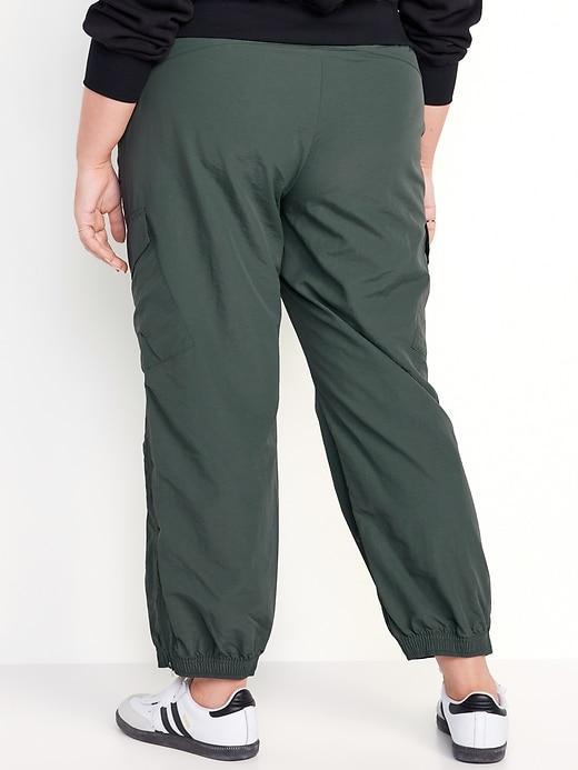 High-Waisted Ankle-Zip Cargo Joggers product image