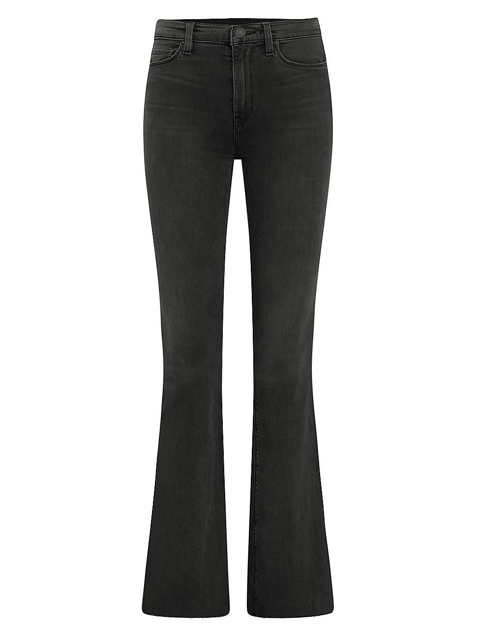 Womens Barbara High-Rise Boot-Cut Jeans Product Image