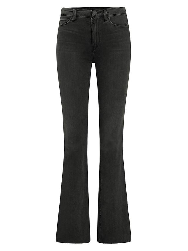 Womens Barbara High-Rise Boot-Cut Jeans Product Image