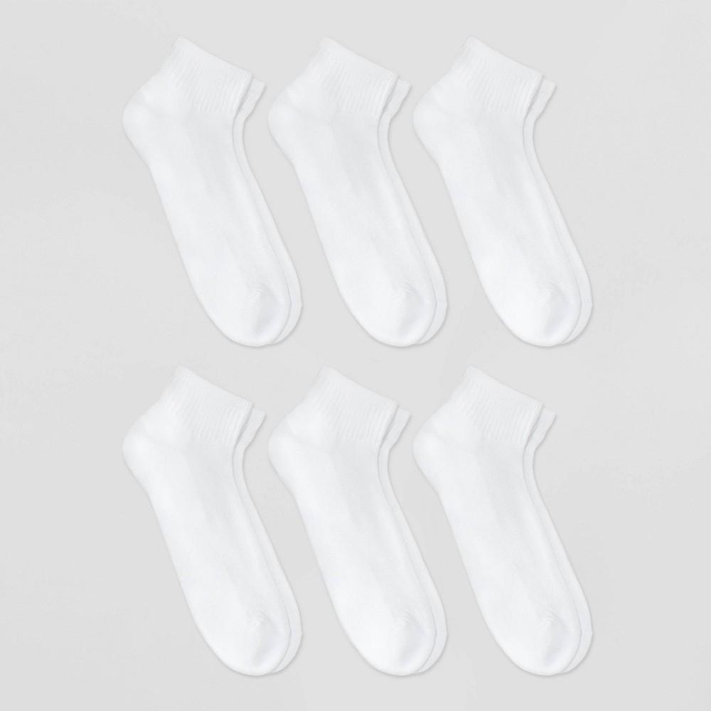 Mens Odor Resistant Quarter Socks 6pk - Goodfellow & Co 6-12 Product Image