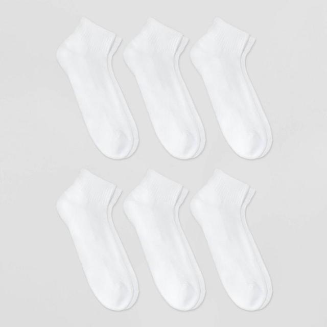 Mens Odor Resistant Quarter Socks 6pk - Goodfellow & Co 6-12 Product Image