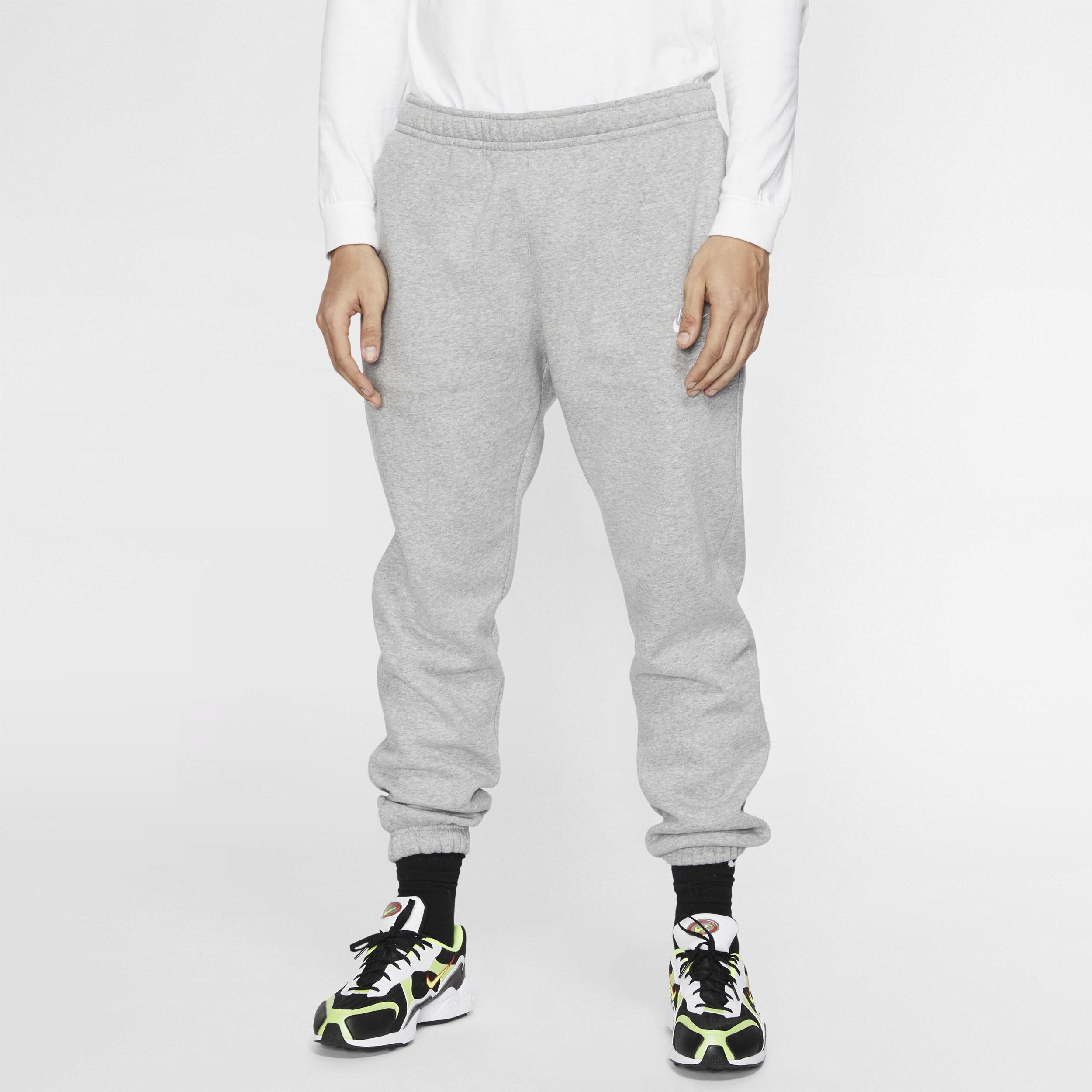 Mens Nike Club Fleece Pants Dark Gray Grey Product Image