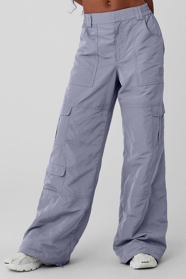 High-Waist Ski-Moto Puffer Pant - Fog Female Product Image