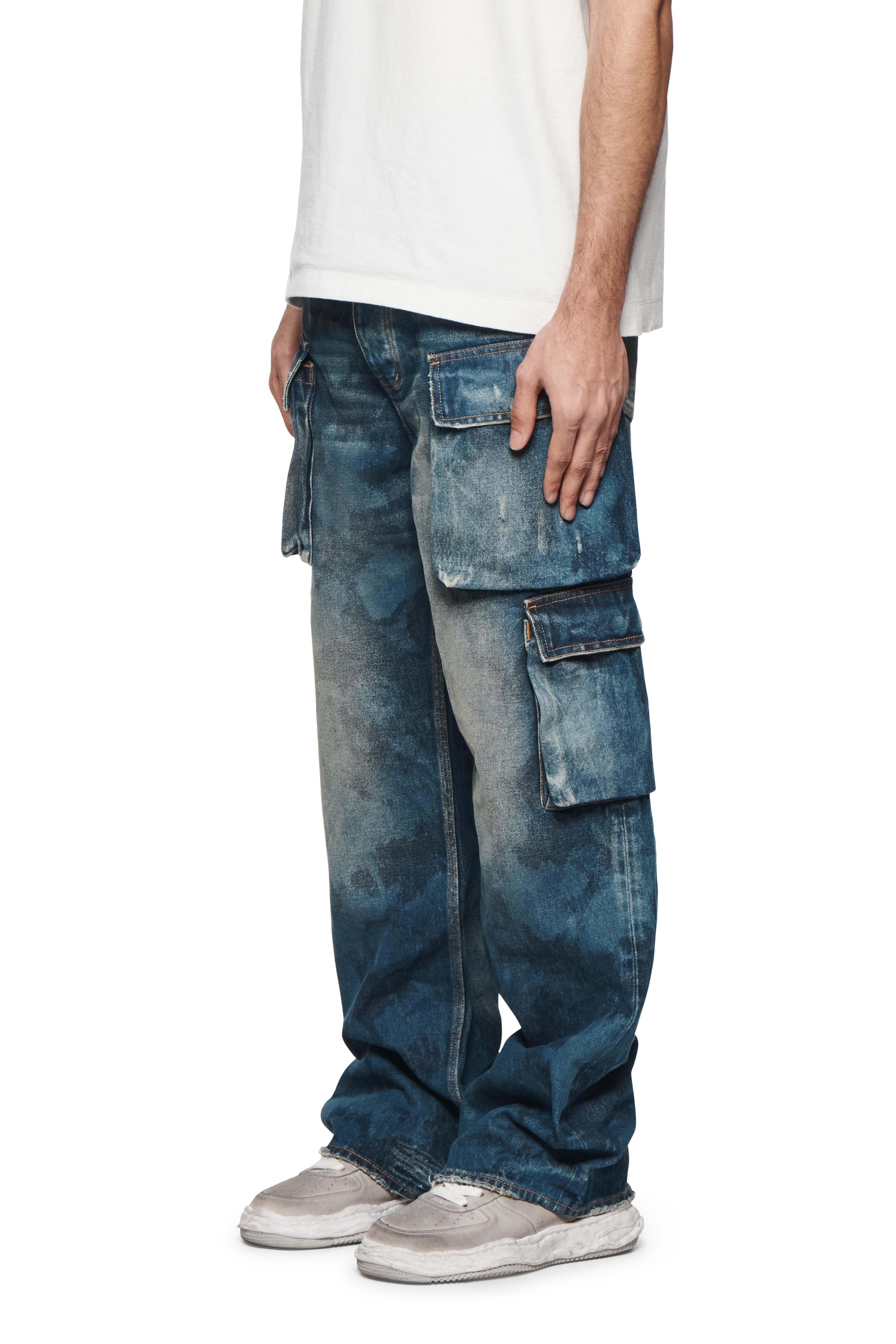 P018 Triple Pocket Cargos Male Product Image