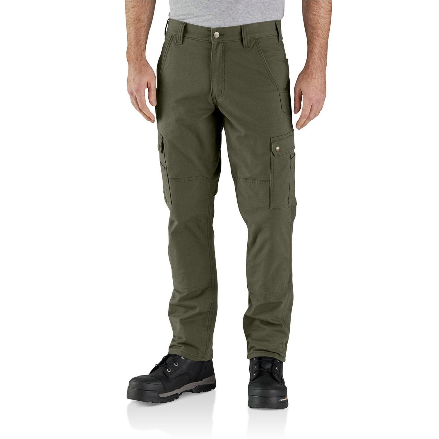 Carhartt 105491 Rugged Flex® Relaxed Fit Ripstop Cargo Pants - Fleece Lined, Factory Seconds Product Image