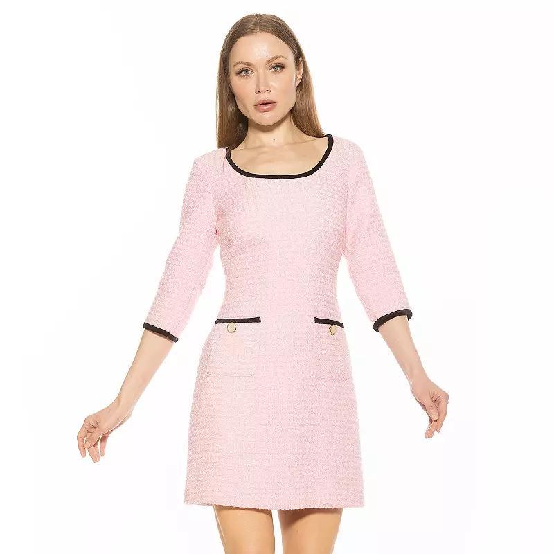 Womens ALEXIA ADMOR Orla Scoop Neck Shift Dress Product Image