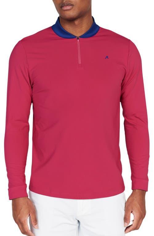 Redvanly Briar Contrast Collar Quarter Zip Pullover Product Image