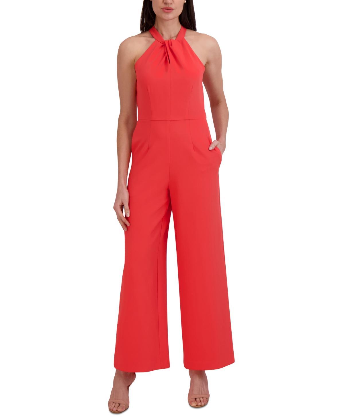 Julia Jordan Women's Halter Neck Jumpsuit Pink Product Image