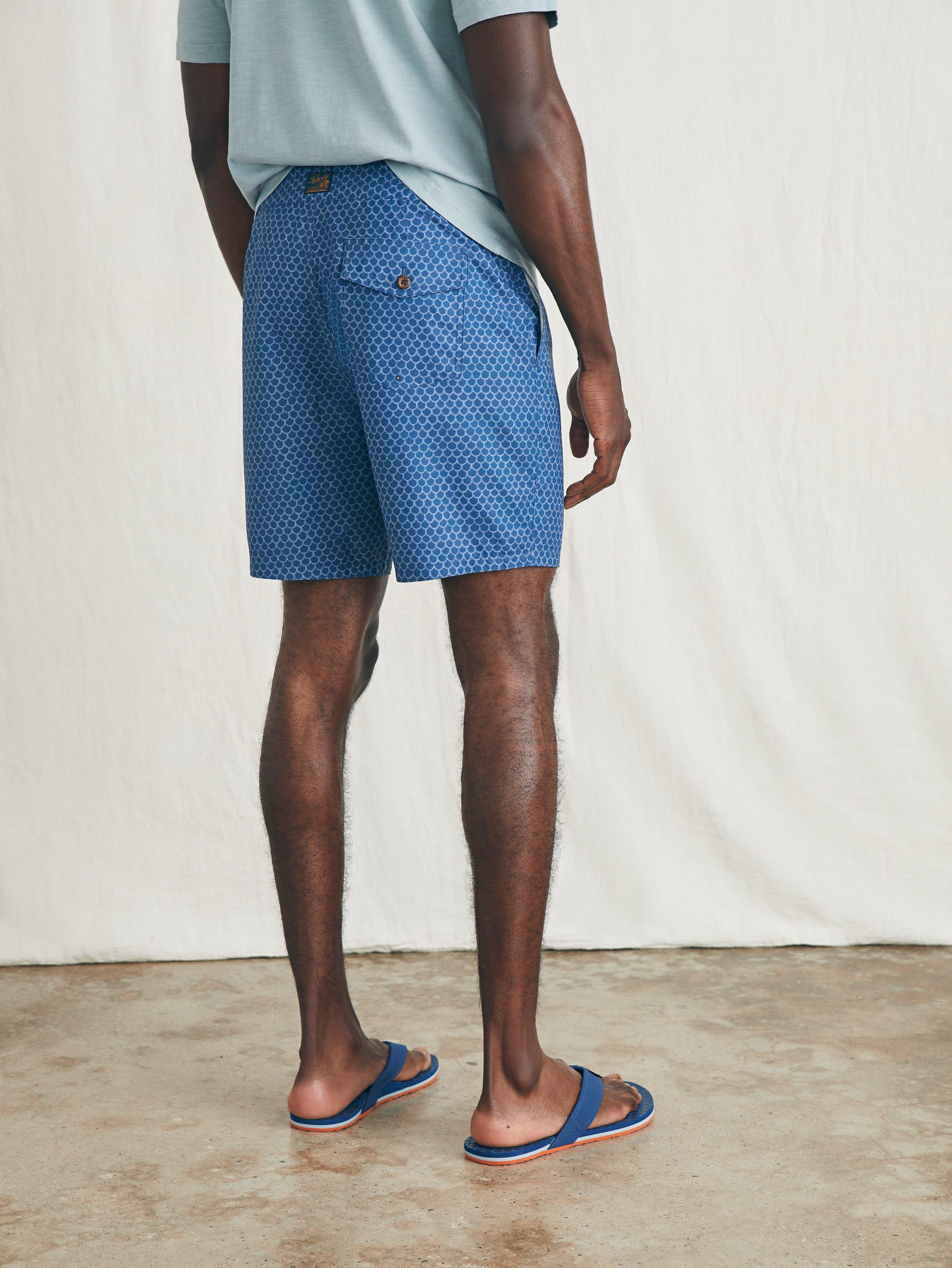 Sunwashed Boardshort - Midnight Fishscale Male Product Image