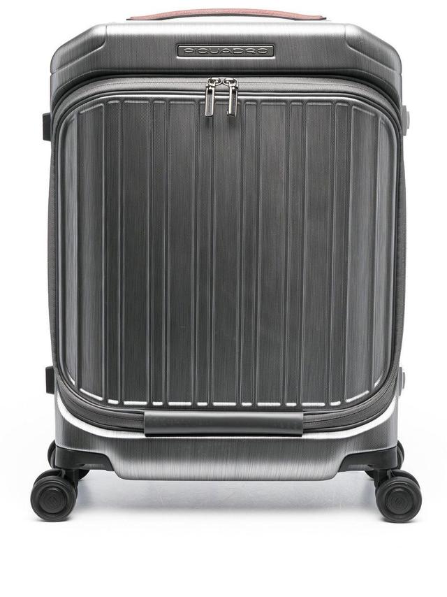 PIQUADRO Spinner Structured Wheelie Case In Grey Product Image