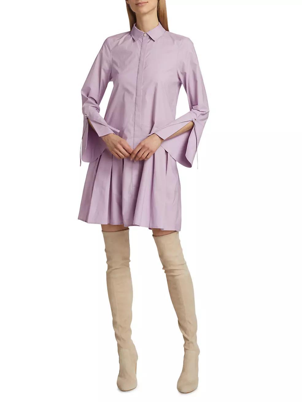 Womens Andrea Cotton-Blend Mini Shirtdress Product Image