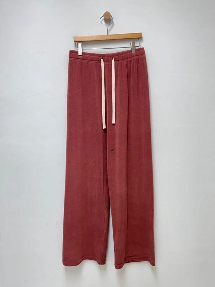 Fleece Wide Leg Pants Product Image