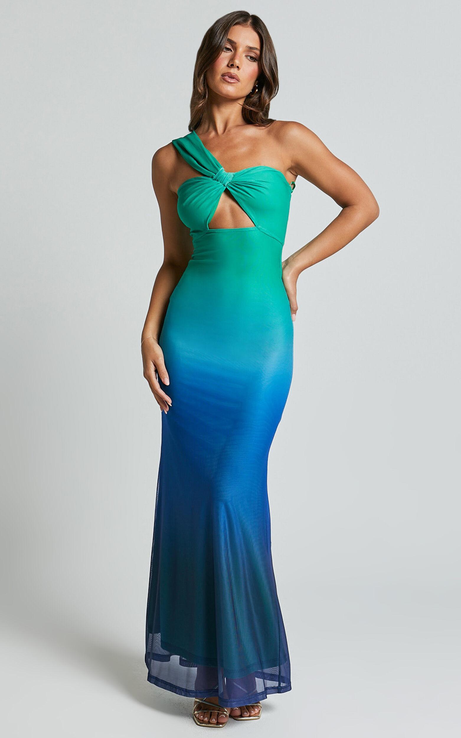 Runaway The Label - Kyree Maxi Dress in Marine Ombre Product Image