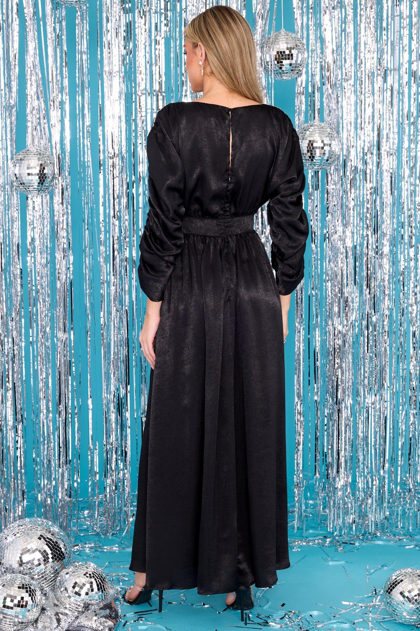 Aura Searching For The One Black Maxi Dress Product Image