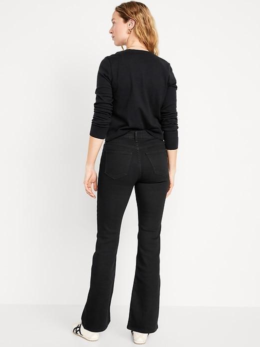 High-Waisted Wow Flare Jeans Product Image