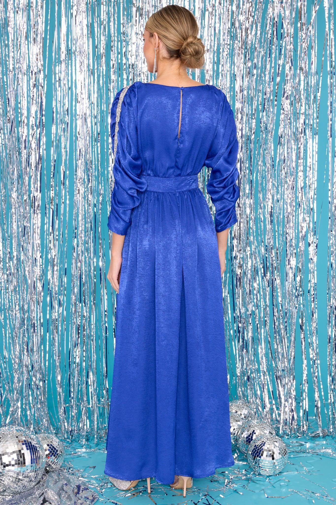 Aura Searching For The One Royal Blue Maxi Dress Product Image