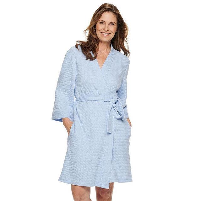 Womens Croft & Barrow Waffle Texture Robe Product Image