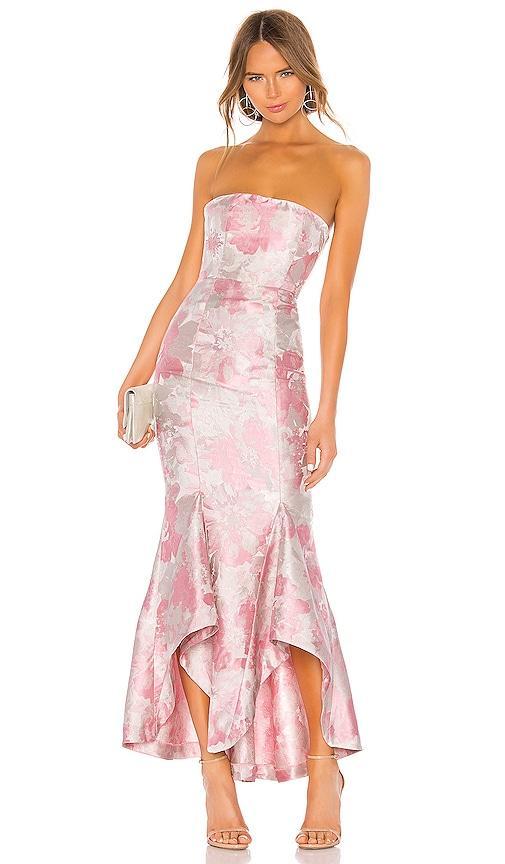 Lovers and Friends Urgonia Gown in Pink. - size M (also in S) Product Image