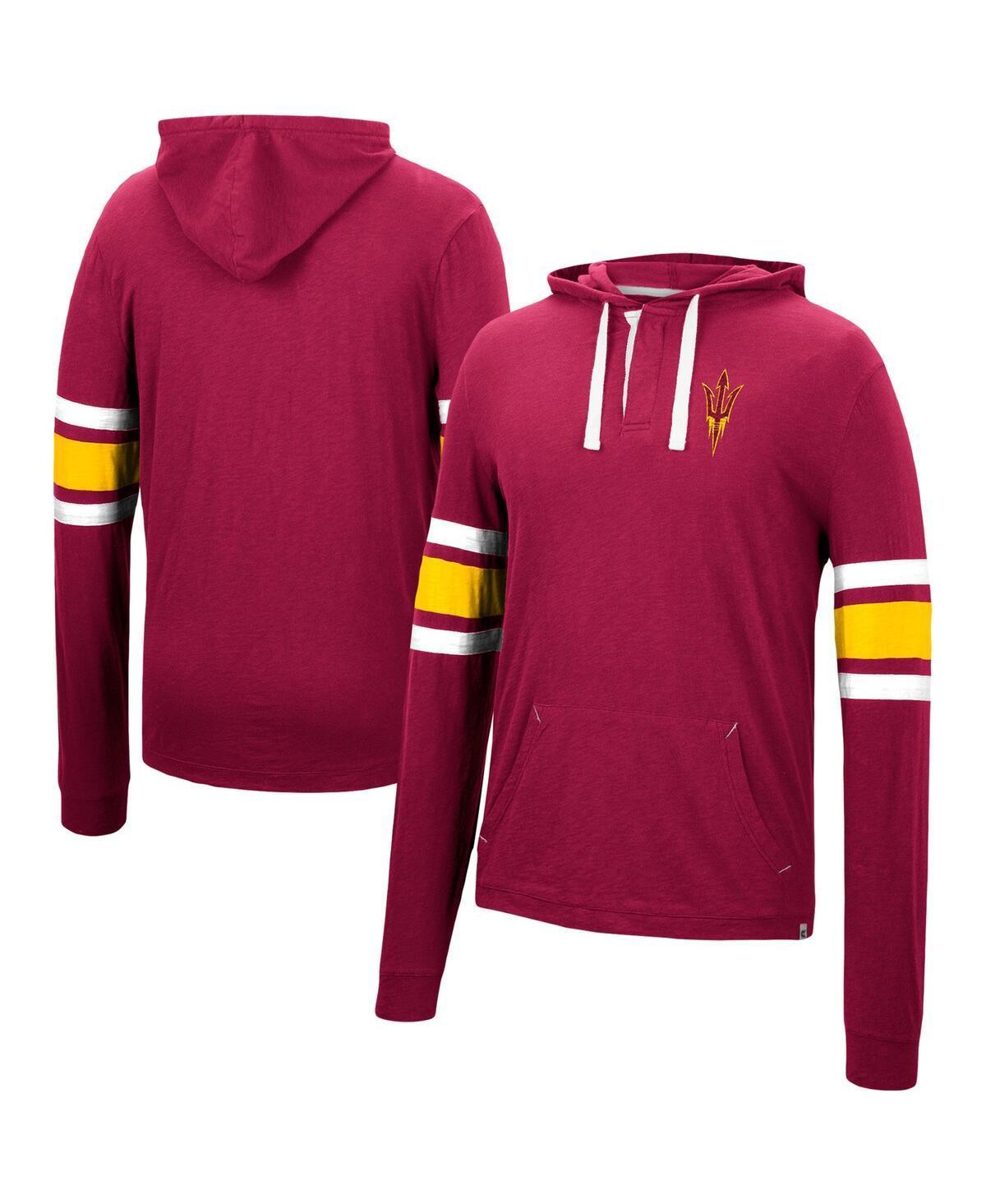 Mens Colosseum Maroon Minnesota Golden Gophers Lebowski Hoodie Long Sleeve T-Shirt Product Image