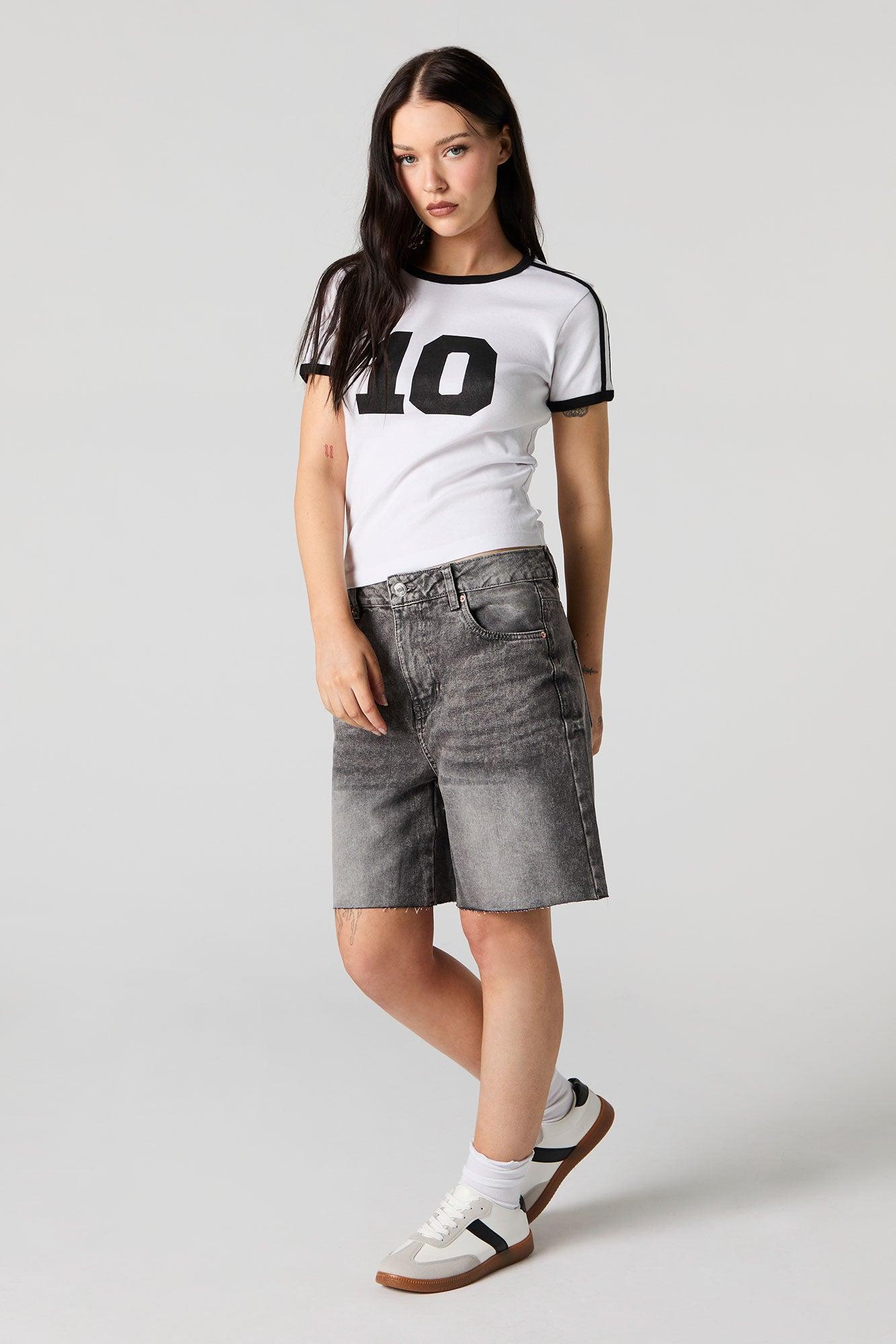 Longline Denim Short Female Product Image