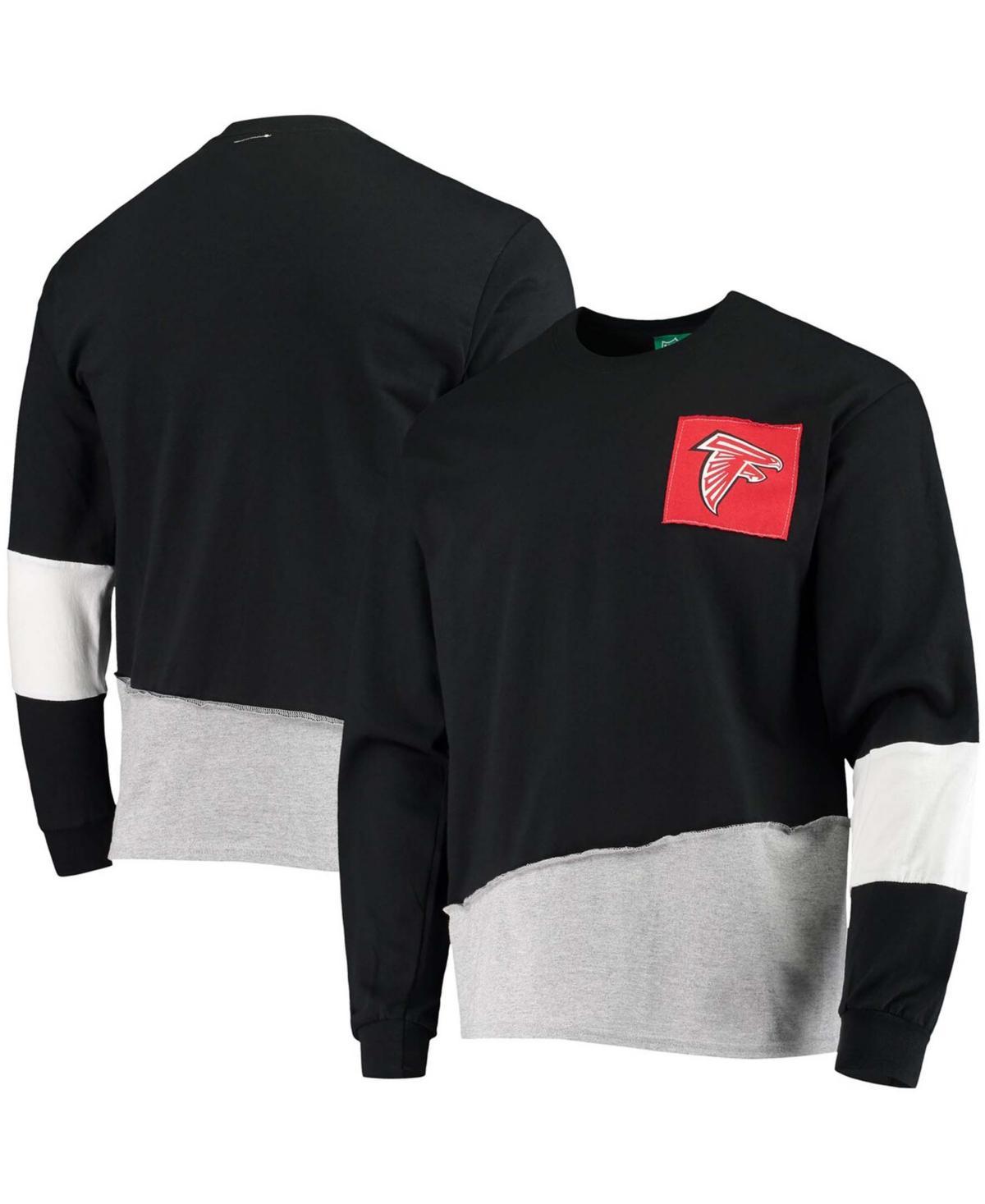 Mens Black Atlanta Falcons Angle Long Sleeve T-shirt Product Image