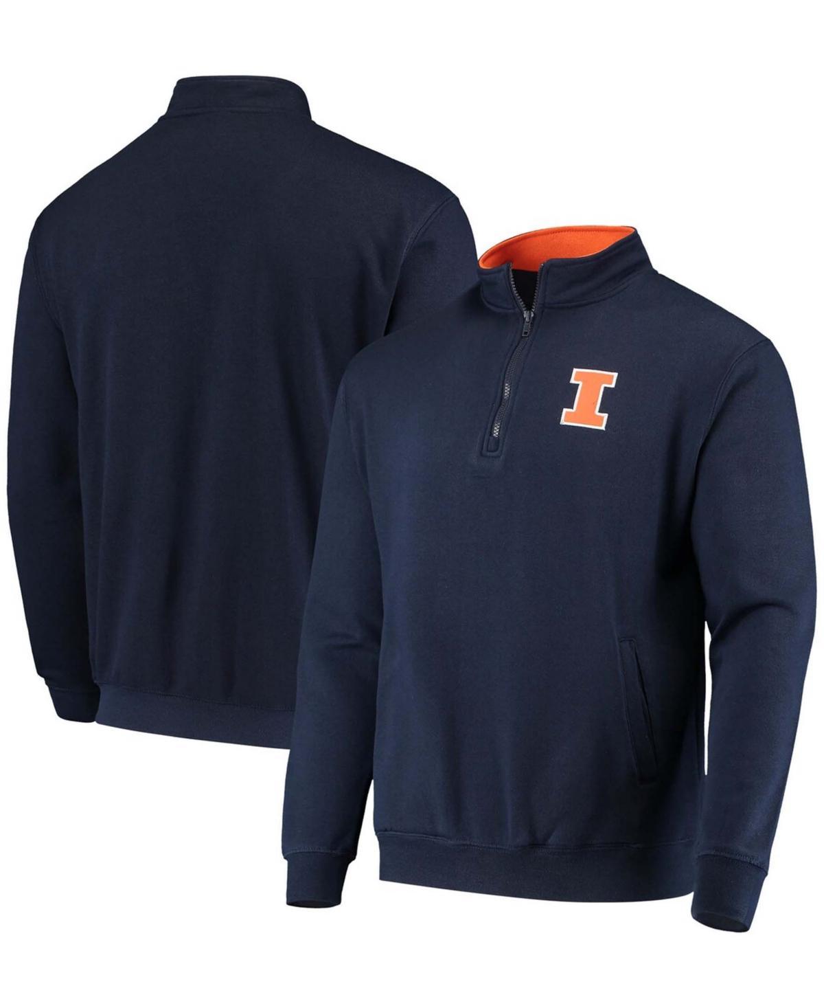 Mens Colosseum Illinois Fighting Illini Tortugas Logo Quarter-Zip Jacket Blue Product Image