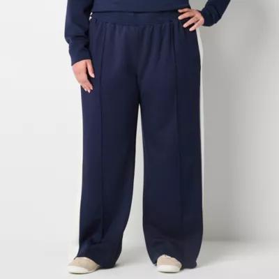 Stylus Womens High Rise Wide Leg Track Pant-Plus product image