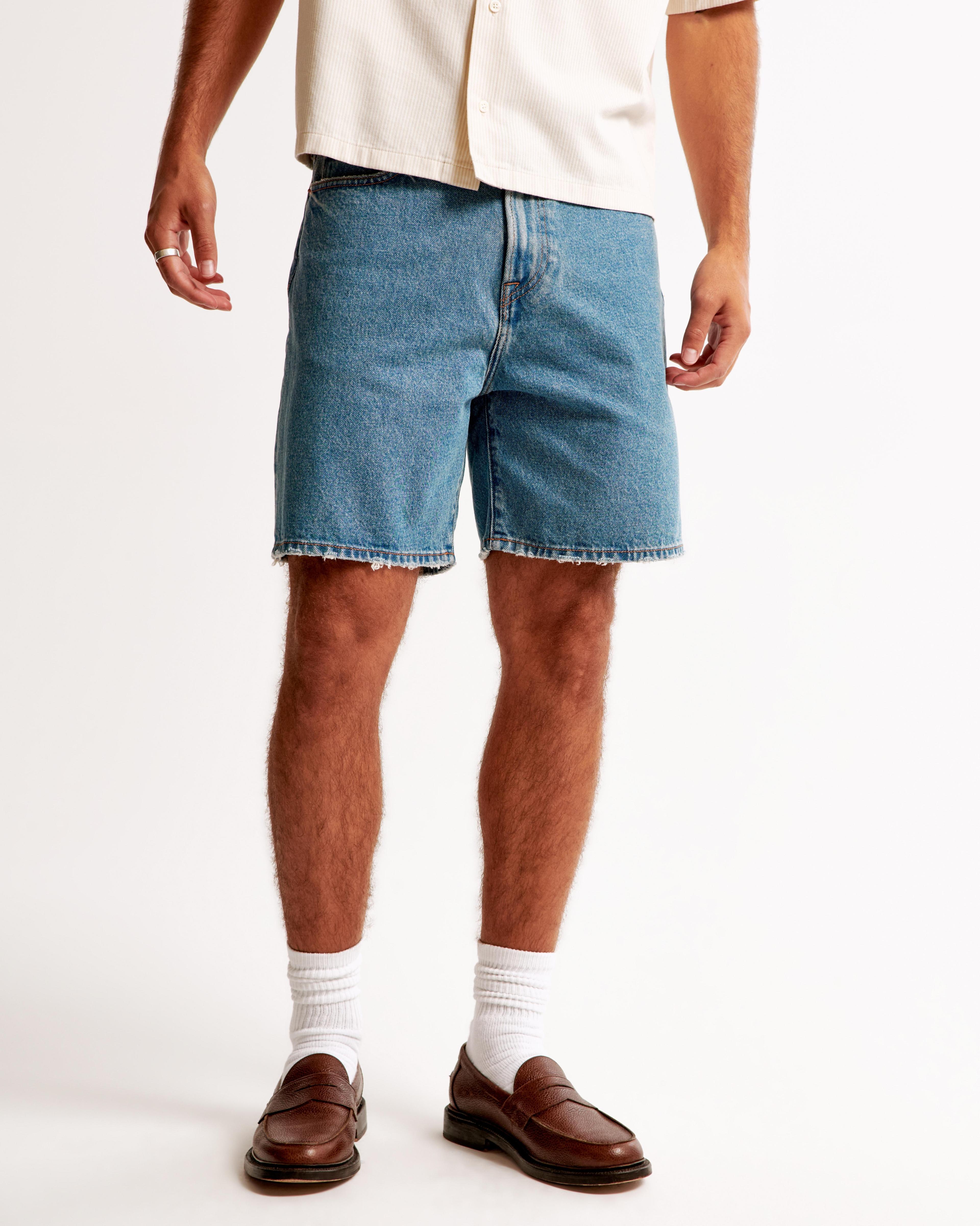 Loose Denim Short Product Image