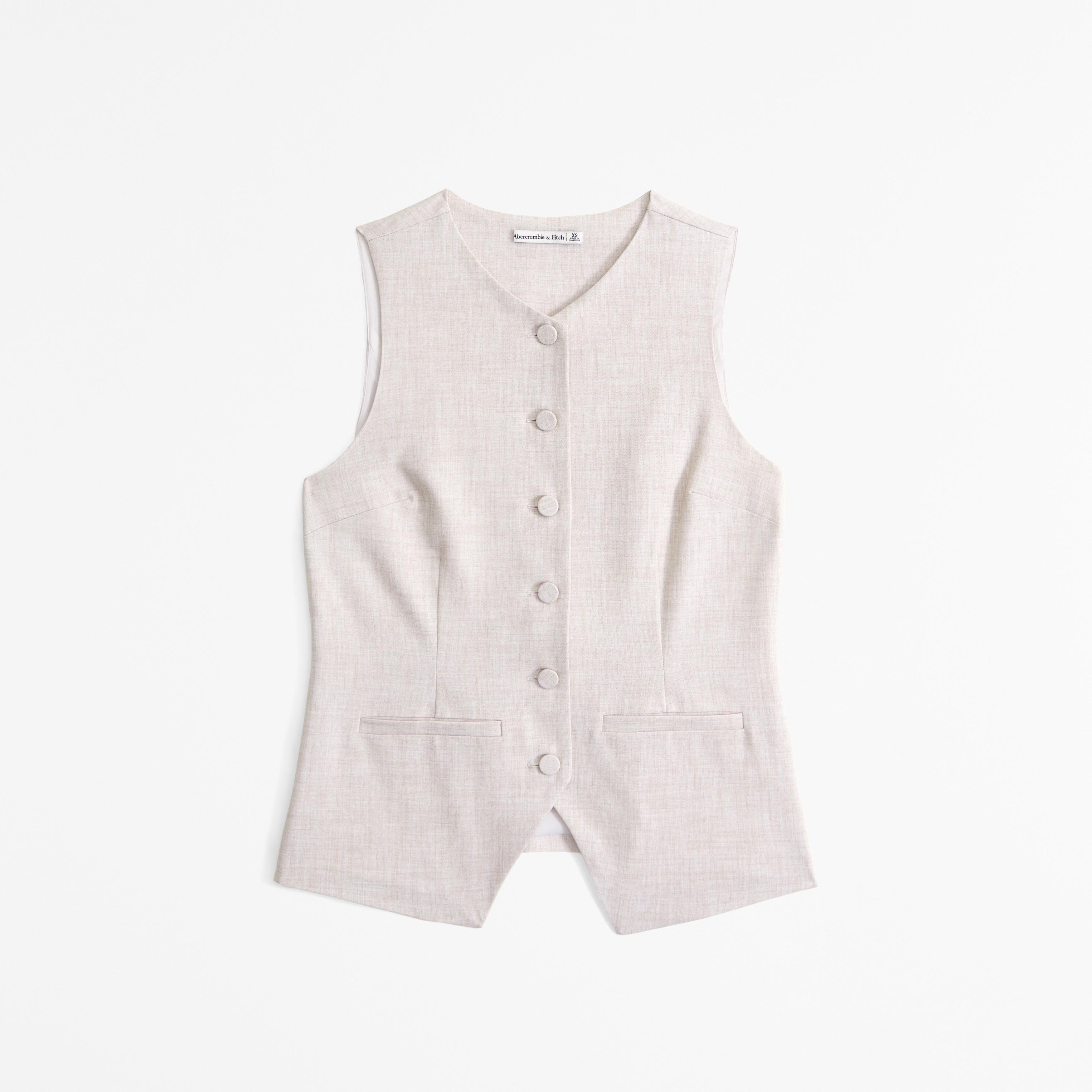 The A&F Mara Button-Through Vest Product Image