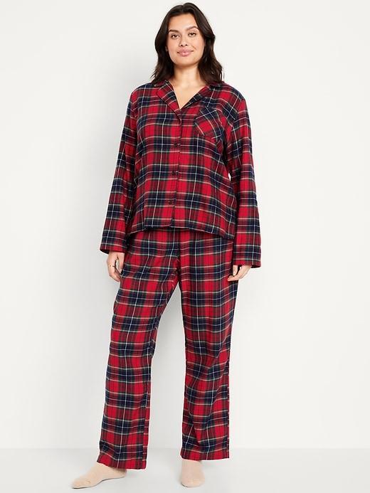 Flannel Pajama Set for Women Product Image