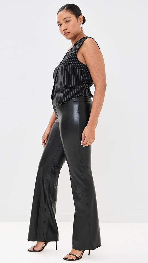 alice + olivia Olivia Vegan Leather Pants | Shopbop Product Image