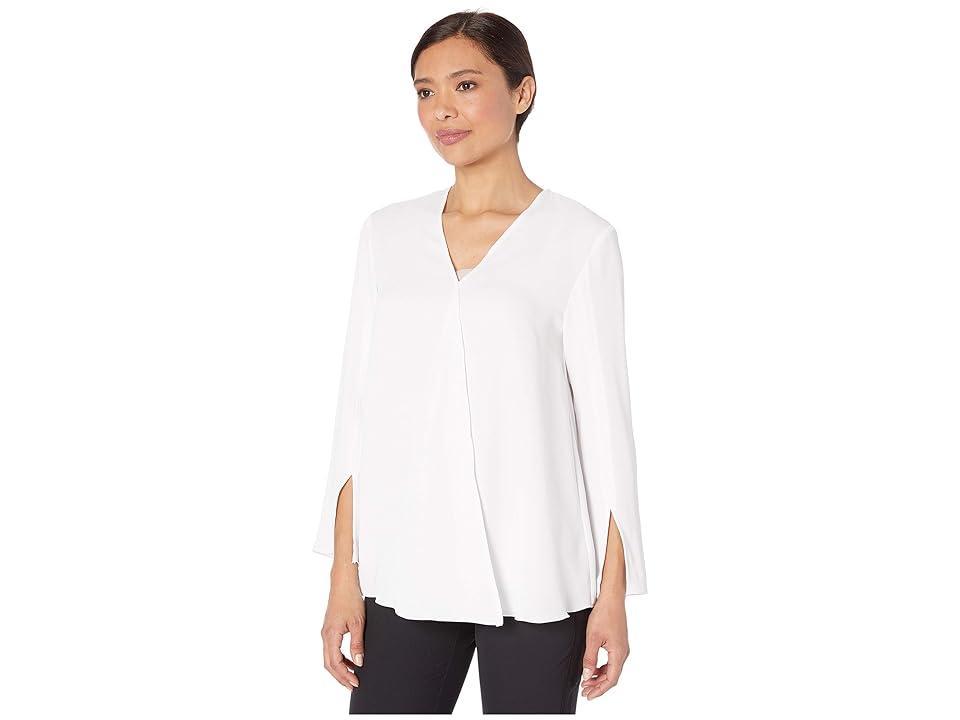 NIC+ZOE Surface Blouse (Paper ) Women's Clothing Product Image