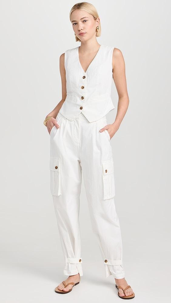 Moon River Button Up Vest | Shopbop Product Image